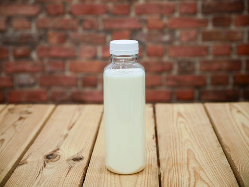 PET láhev 0,4 l na mléko, jogurt, kefír, syrovátku apod. (400 ml)