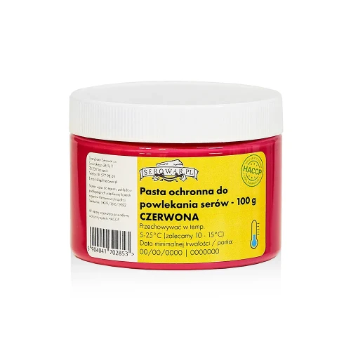 Ochranná pasta - polyacetát - červený 100 g