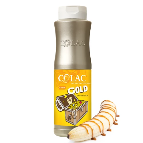 Gold (banán-karamel) - topping (poleva) na zmrzlinu, vafle, moučníky a dezerty