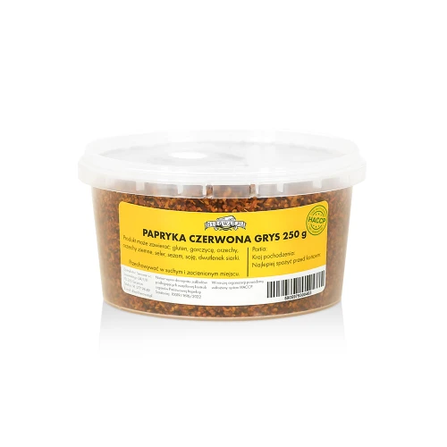 Paprika červená drcená (kbelík 250 g)