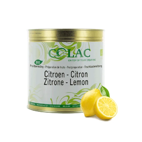 Ovocná náplň - citronová, BIO, ekologická, 3 kg