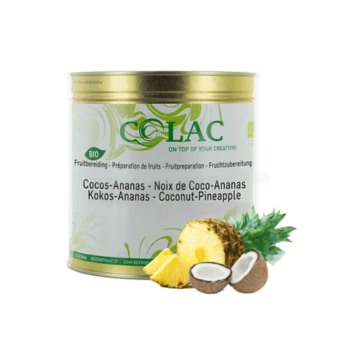Ovocná náplň - kokos-ananas, BIO, ekologická, 3 kg