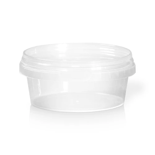 Pevná nádoba s uzávěrem - 300 ml, ploché dno