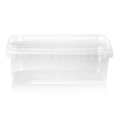 Pevný obdélníkový kontejner s těsněním – 280 ml