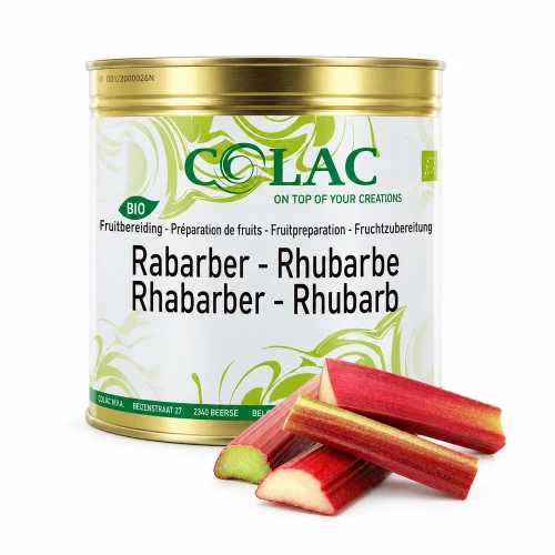 Rebarbora BIO – ekologická ovocná náplň, 2,9 kg