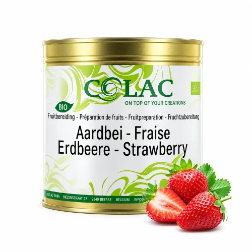 Jahoda - ovocná příprava BIO, ekologická, 3 kg