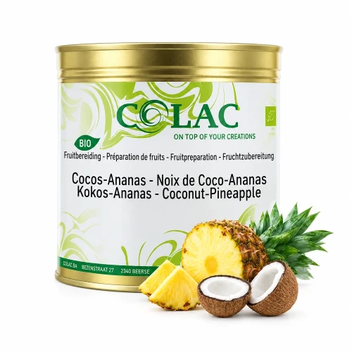 Kokos-Ananas - ovocná příprava BIO, ekologická, 3 kg