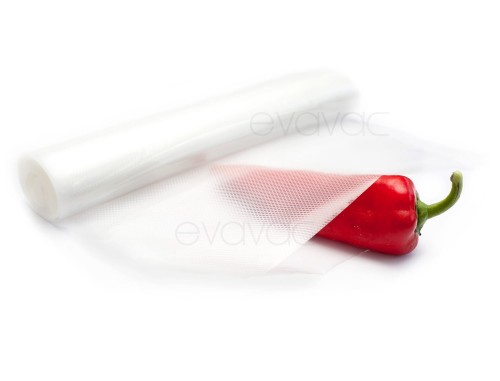 Vroubkovaná fólie v roli pro vakuové balení